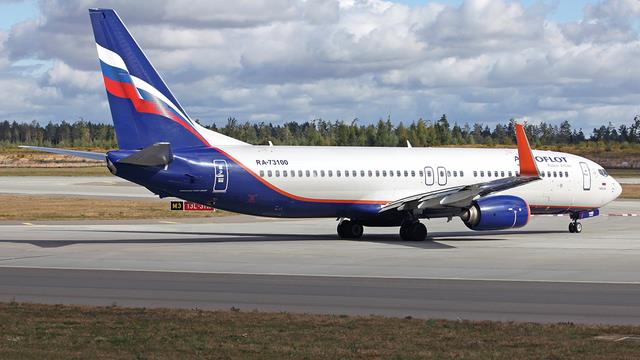 RA-73100:Boeing 737-800:Аэрофлот